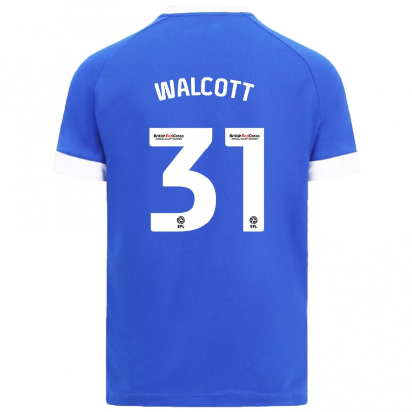 Kandiny Kinderen Malachi Fagan-Walcott #31 Hemelsblauw Thuisshirt Thuistenue 2024/25 T-Shirt