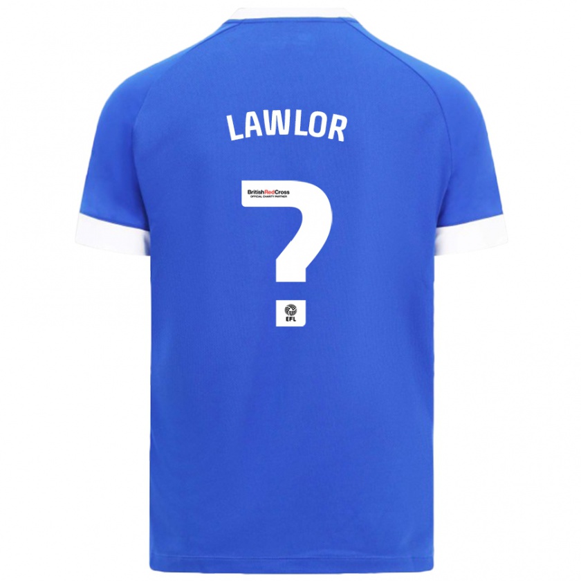 Kandiny Bambino Maglia Dylan Lawlor #0 Azzurro Kit Gara Home 2024/25 Maglietta