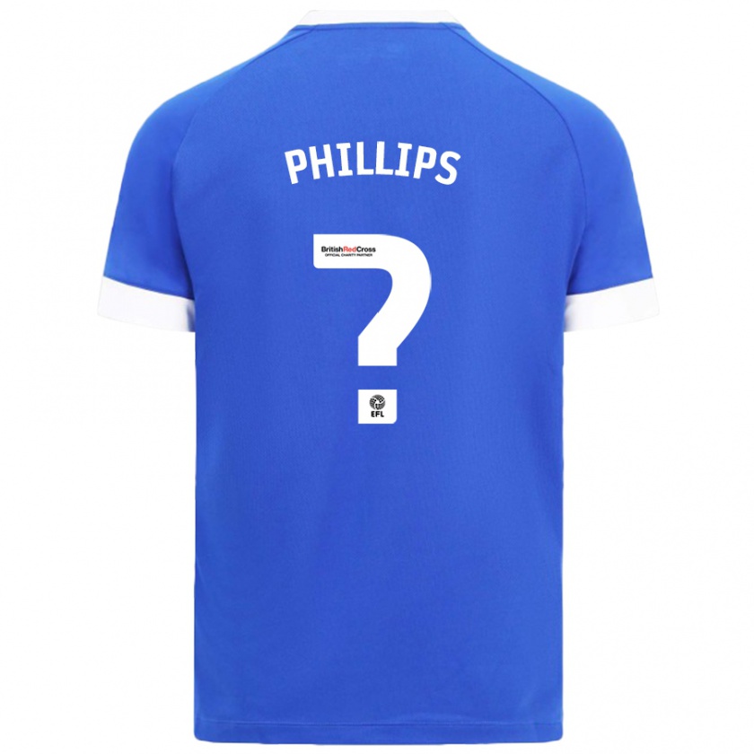 Kandiny Kinder Louis Phillips #0 Himmelblau Heimtrikot Trikot 2024/25 T-Shirt Österreich