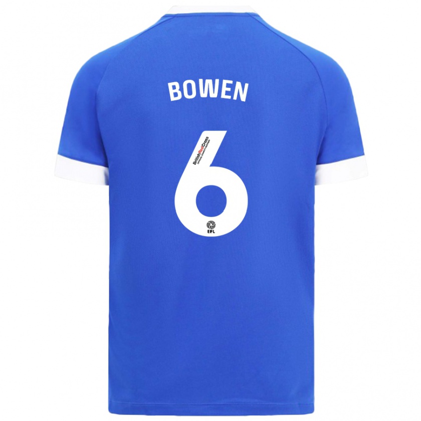 Kandiny Kinderen Megan Bowen #6 Hemelsblauw Thuisshirt Thuistenue 2024/25 T-Shirt