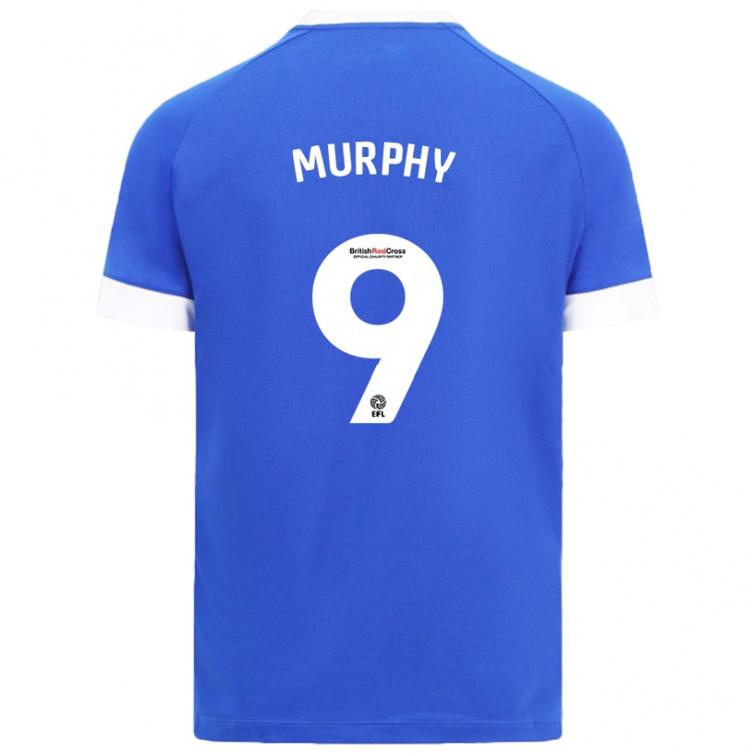 Kandiny Kinder Alana Murphy #9 Himmelblau Heimtrikot Trikot 2024/25 T-Shirt Österreich