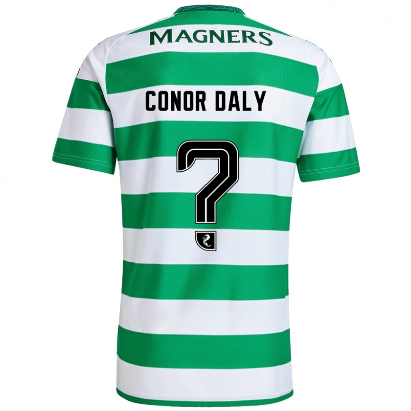 Kandiny Niño Camiseta Conor Daly #0 Verde Blanco 1ª Equipación 2024/25 La Camisa México