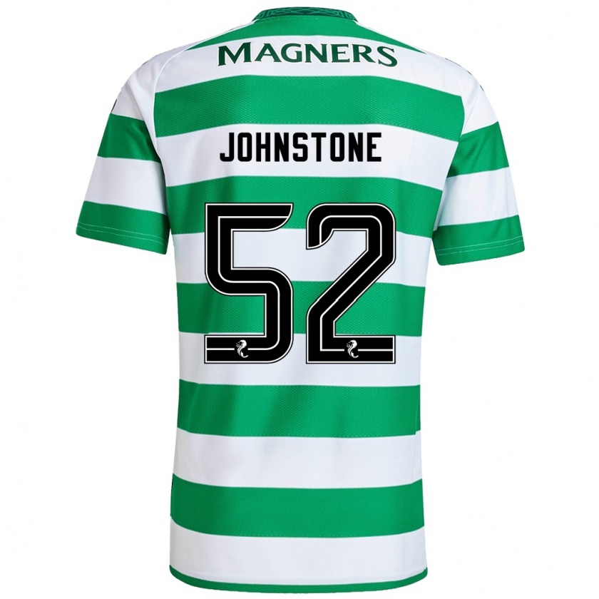 Kandiny Bambino Maglia Rachael Johnstone #52 Verde Bianco Kit Gara Home 2024/25 Maglietta