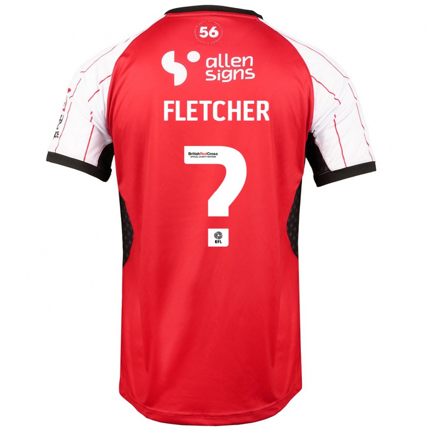 Kandiny Niño Camiseta Sinead Fletcher #0 Blanco 1ª Equipación 2024/25 La Camisa México