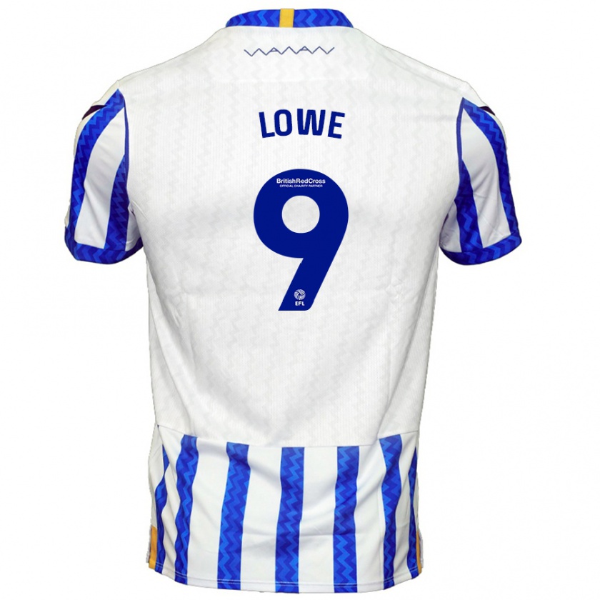 Kandiny Bambino Maglia Jamal Lowe #9 Blu Bianco Kit Gara Home 2024/25 Maglietta