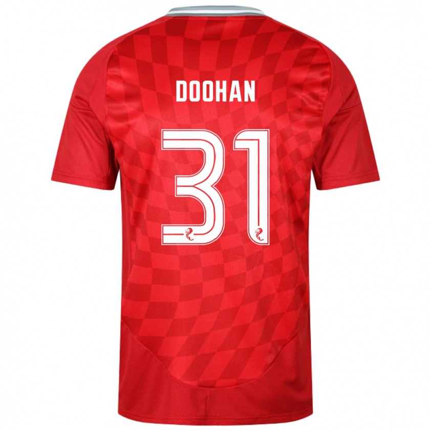 Kandiny Bambino Maglia Ross Doohan #31 Rosso Kit Gara Home 2024/25 Maglietta