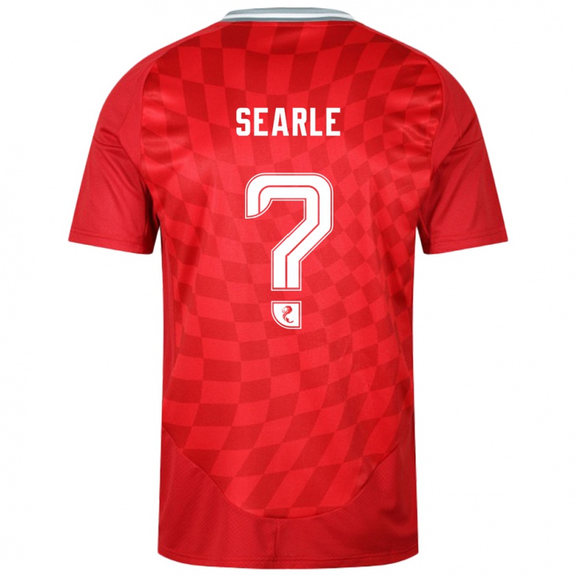 Kandiny Bambino Maglia Jack Searle #0 Rosso Kit Gara Home 2024/25 Maglietta