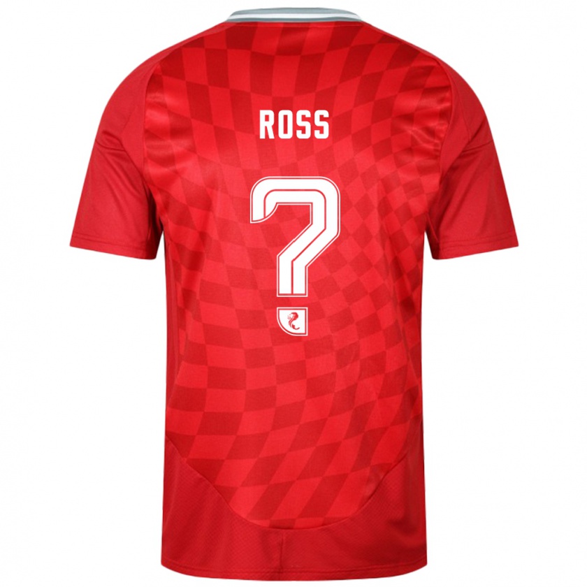 Kandiny Kinderen Dylan Ross #0 Rood Thuisshirt Thuistenue 2024/25 T-Shirt België