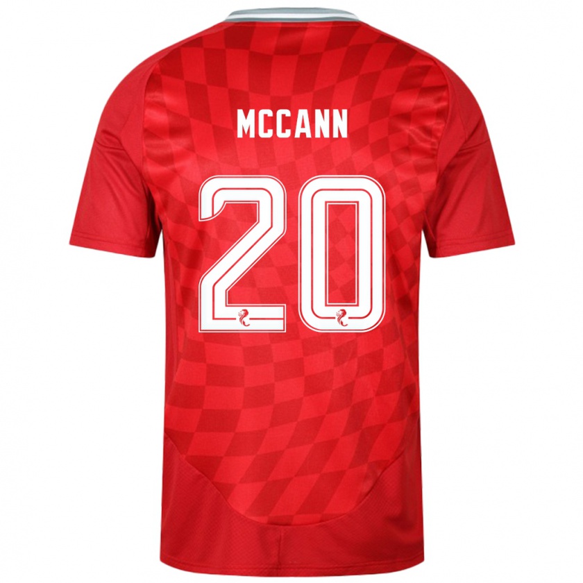 Kandiny Kinder Annalisa Mccann #20 Rot Heimtrikot Trikot 2024/25 T-Shirt Österreich