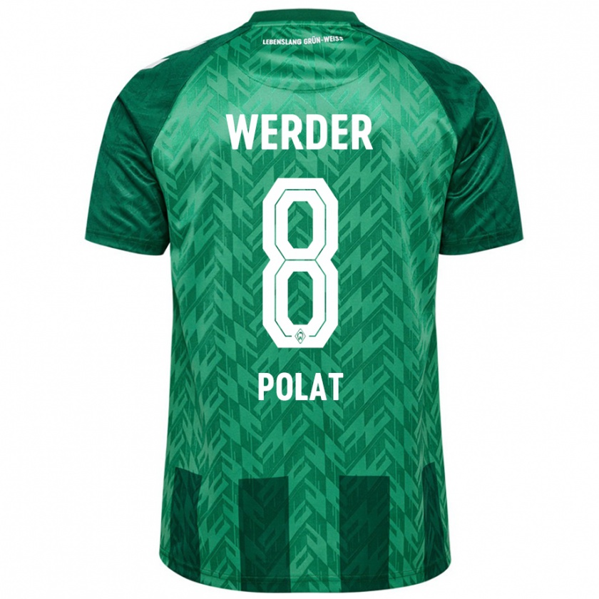 Kandiny Bambino Maglia Mikail Polat #8 Verde Kit Gara Home 2024/25 Maglietta