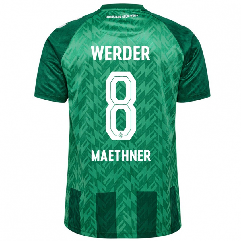 Kandiny Niño Camiseta Finn Maethner #8 Verde 1ª Equipación 2024/25 La Camisa