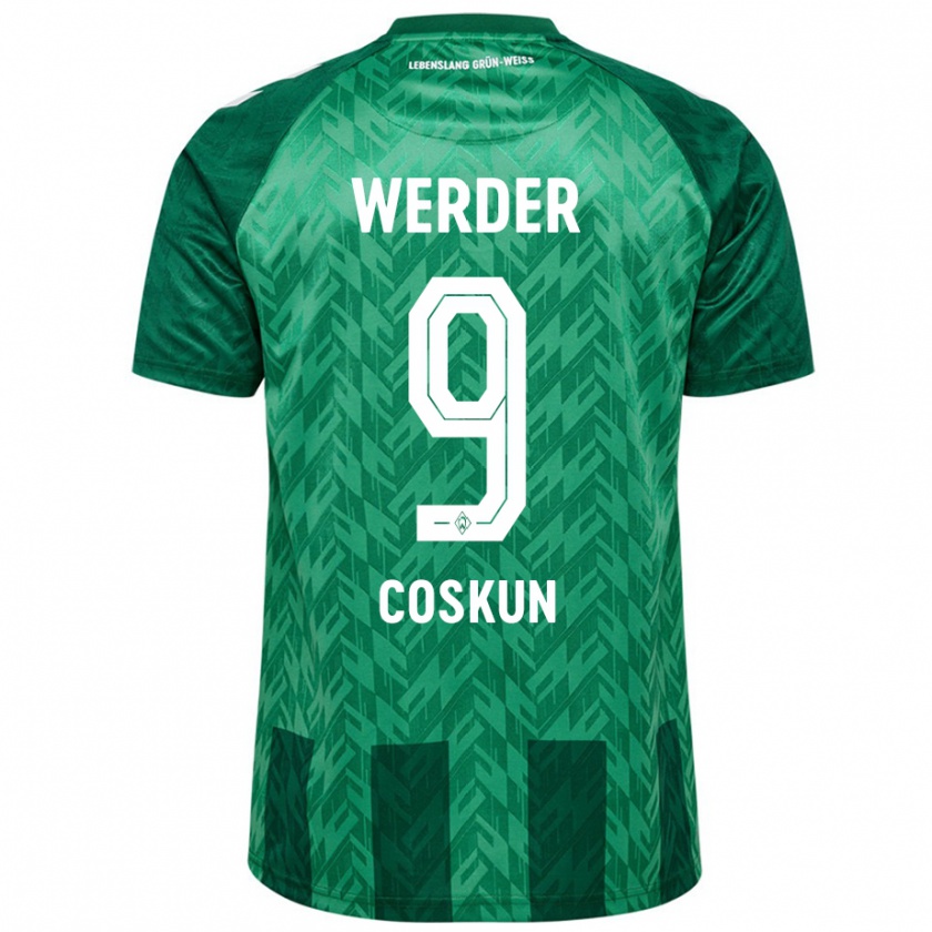 Kandiny Bambino Maglia Boran-Firat Coskun #9 Verde Kit Gara Home 2024/25 Maglietta