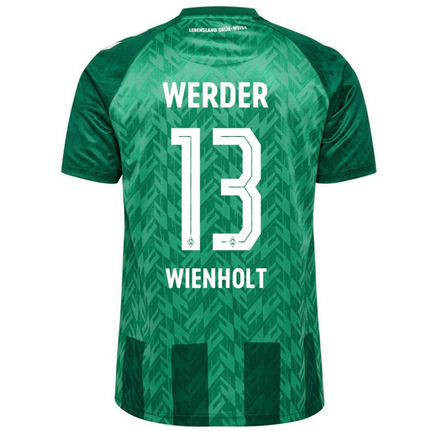 Kandiny Bambino Maglia Paul Wienholt #13 Verde Kit Gara Home 2024/25 Maglietta