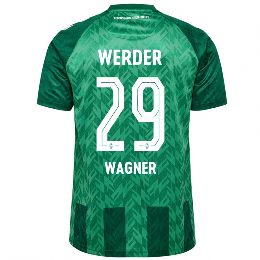 Kandiny Niño Camiseta Paul Wagner #29 Verde 1ª Equipación 2024/25 La Camisa