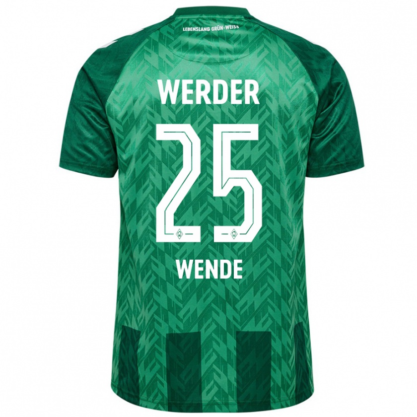 Kandiny Bambino Maglia Johanna Wende #25 Verde Kit Gara Home 2024/25 Maglietta