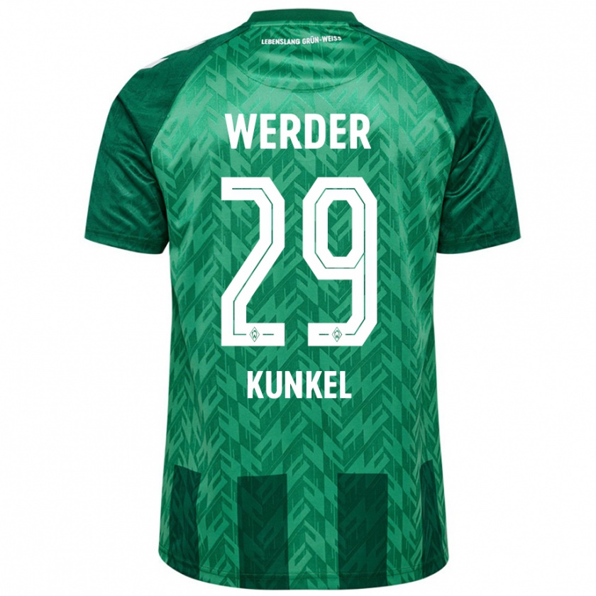 Kandiny Kinderen Melina Kunkel #29 Groen Thuisshirt Thuistenue 2024/25 T-Shirt