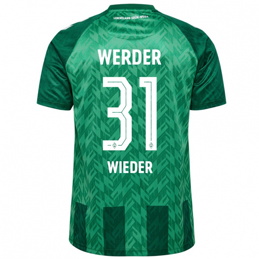 Kandiny Bambino Maglia Verena Wieder #31 Verde Kit Gara Home 2024/25 Maglietta