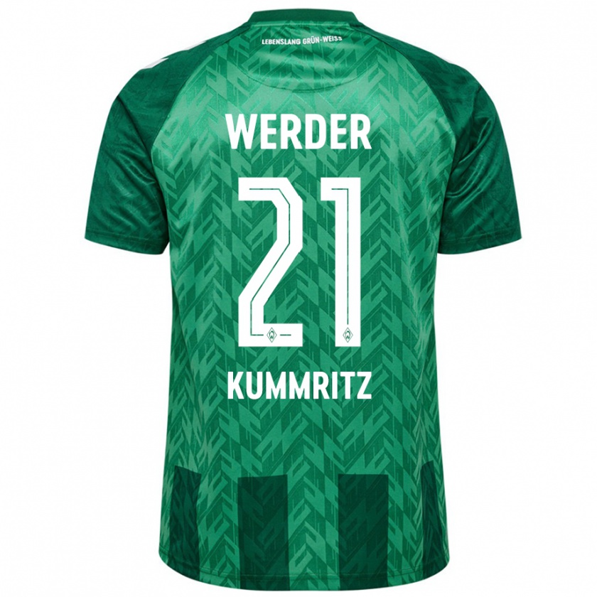 Kandiny Kinderen Liam Kümmritz #21 Groen Thuisshirt Thuistenue 2024/25 T-Shirt