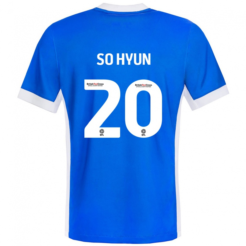 Kandiny Kinderen Cho So-Hyun #20 Blauw Wit Thuisshirt Thuistenue 2024/25 T-Shirt