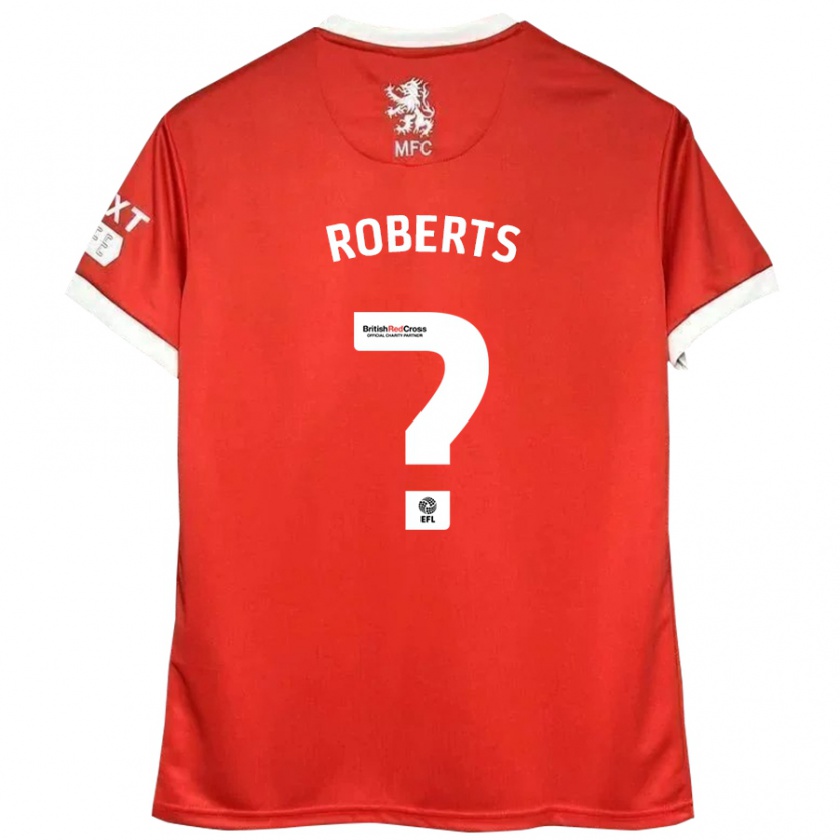 Kandiny Kinder Joe Roberts #0 Rot Weiß Heimtrikot Trikot 2024/25 T-Shirt Österreich