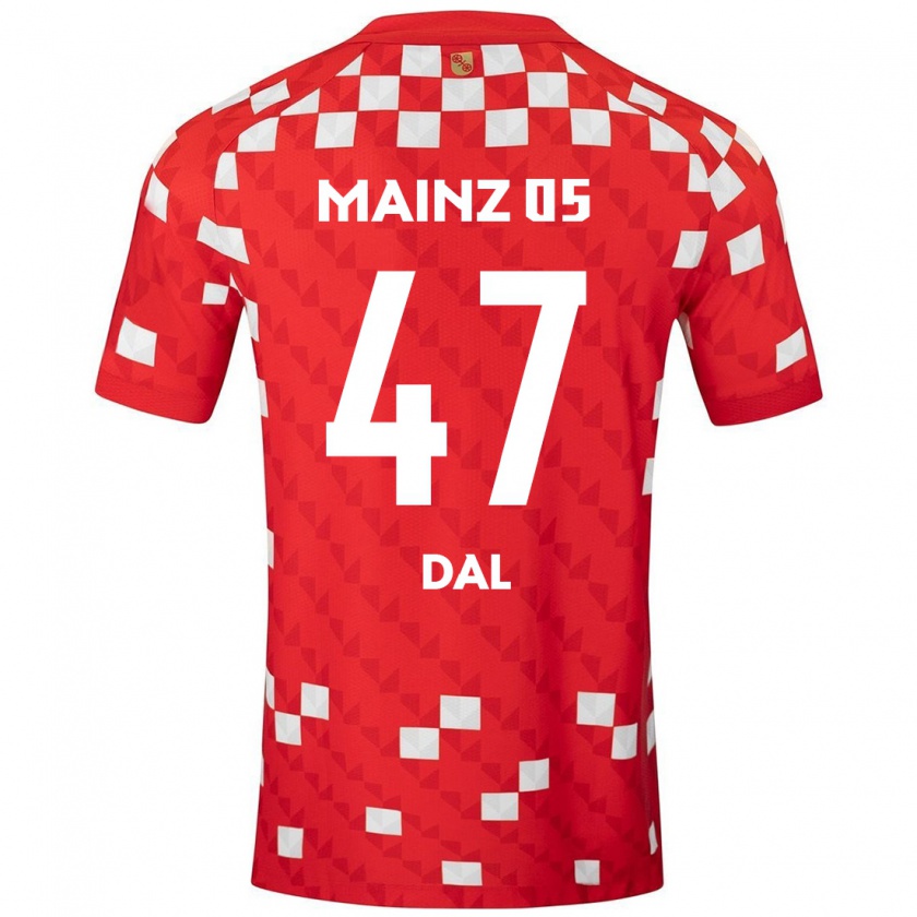 Kandiny Kinder Maxim Dal #47 Weiß Rot Heimtrikot Trikot 2024/25 T-Shirt Österreich