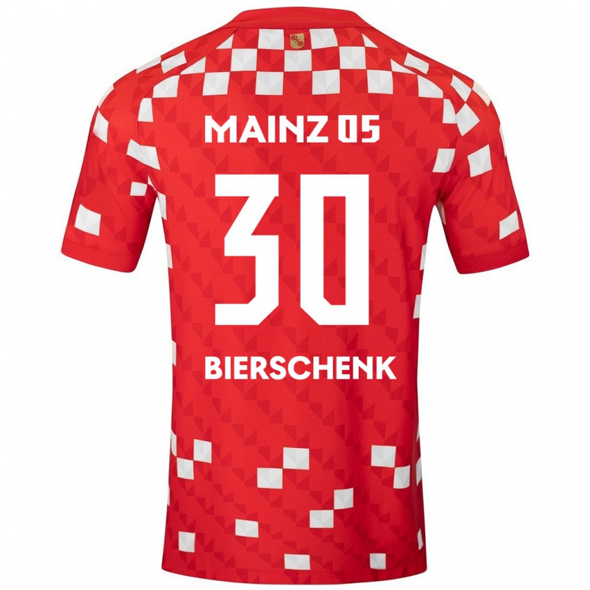 Kandiny Bambino Maglia Lovis Bierschenk #30 Bianco Rosso Kit Gara Home 2024/25 Maglietta