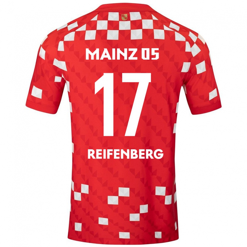 Kandiny Kinder Michelle Reifenberg #17 Weiß Rot Heimtrikot Trikot 2024/25 T-Shirt Österreich