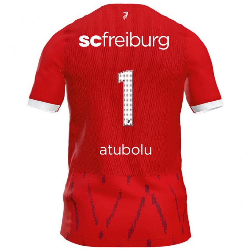 Kandiny Kinder Noah Atubolu #1 Rot Heimtrikot Trikot 2024/25 T-Shirt Österreich