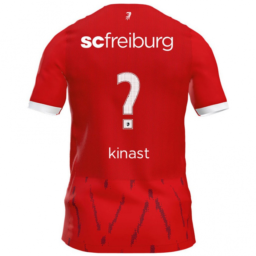 Kandiny Kinder Pablo Kinast #0 Rot Heimtrikot Trikot 2024/25 T-Shirt Österreich