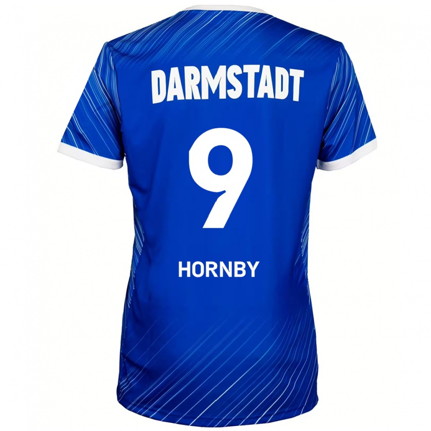 Kandiny Kinder Fraser Hornby #9 Blau Weiß Heimtrikot Trikot 2024/25 T-Shirt Österreich