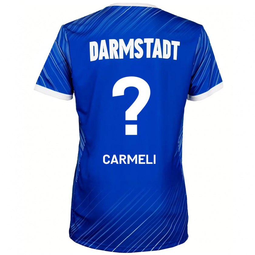 Kandiny Kinder Liad Carmeli #0 Blau Weiß Heimtrikot Trikot 2024/25 T-Shirt Österreich