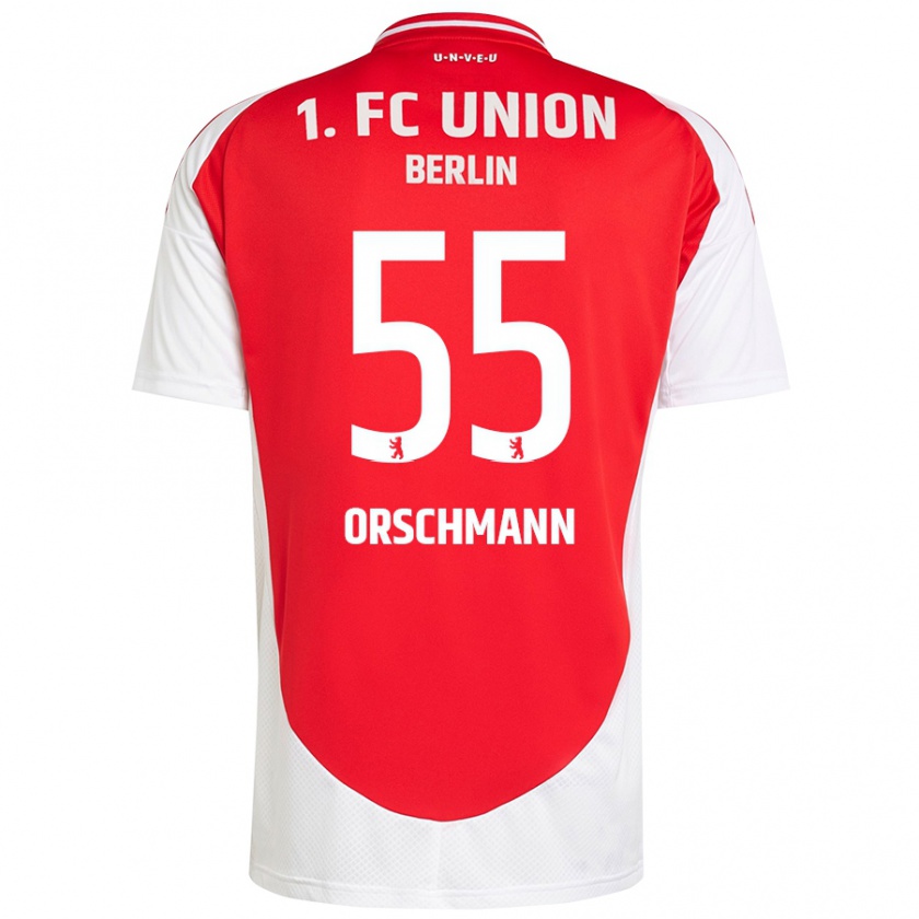 Kandiny Bambino Maglia Katja Orschmann #55 Rosso Bianco Kit Gara Home 2024/25 Maglietta