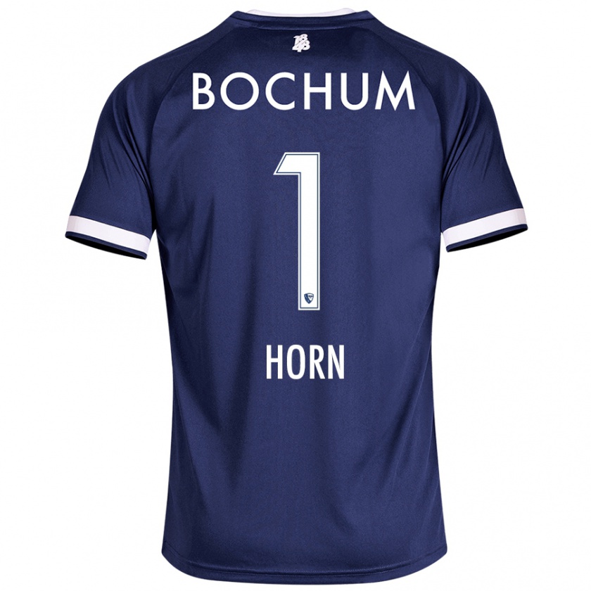 Kandiny Kinderen Timo Horn #1 Donkerblauw Thuisshirt Thuistenue 2024/25 T-Shirt België