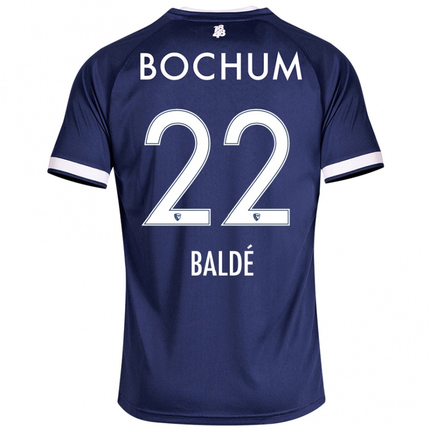 Kandiny Kinderen Aliou Baldé #22 Donkerblauw Thuisshirt Thuistenue 2024/25 T-Shirt België