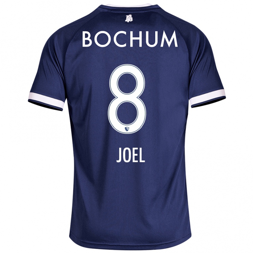 Kandiny Bambino Maglia Nico Joel #8 Blu Scuro Kit Gara Home 2024/25 Maglietta