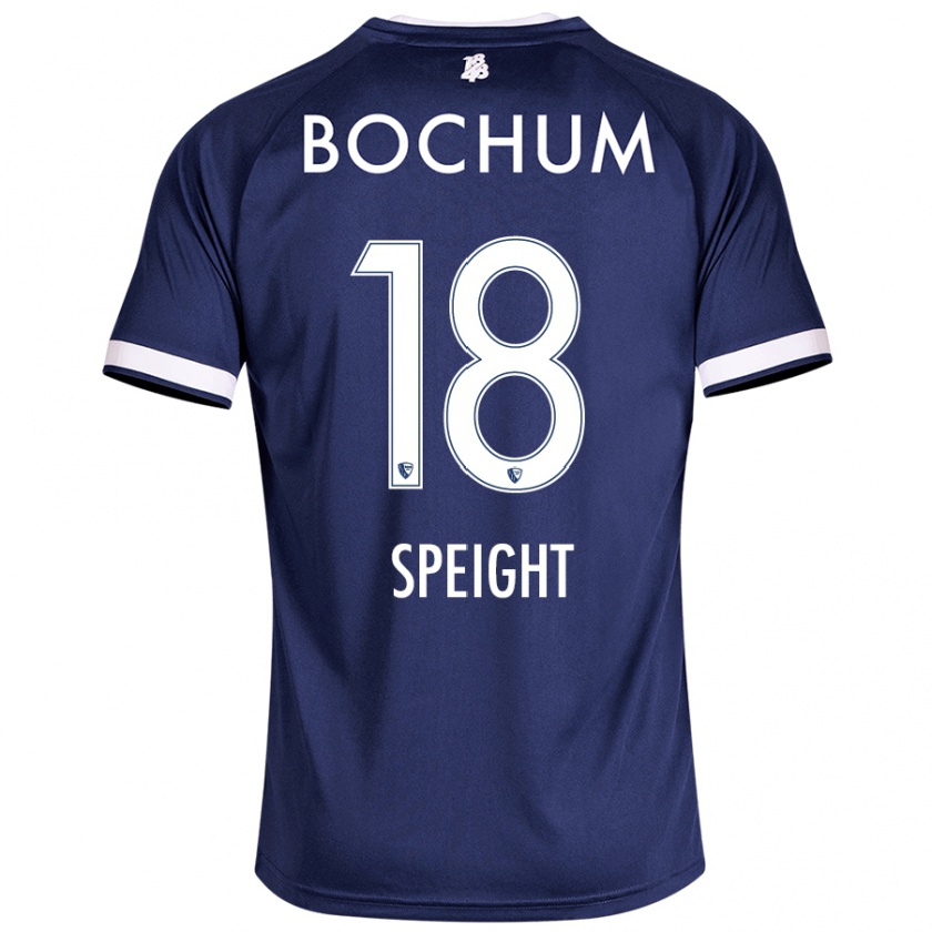 Kandiny Niño Camiseta Benjamin Speight #18 Azul Oscuro 1ª Equipación 2024/25 La Camisa