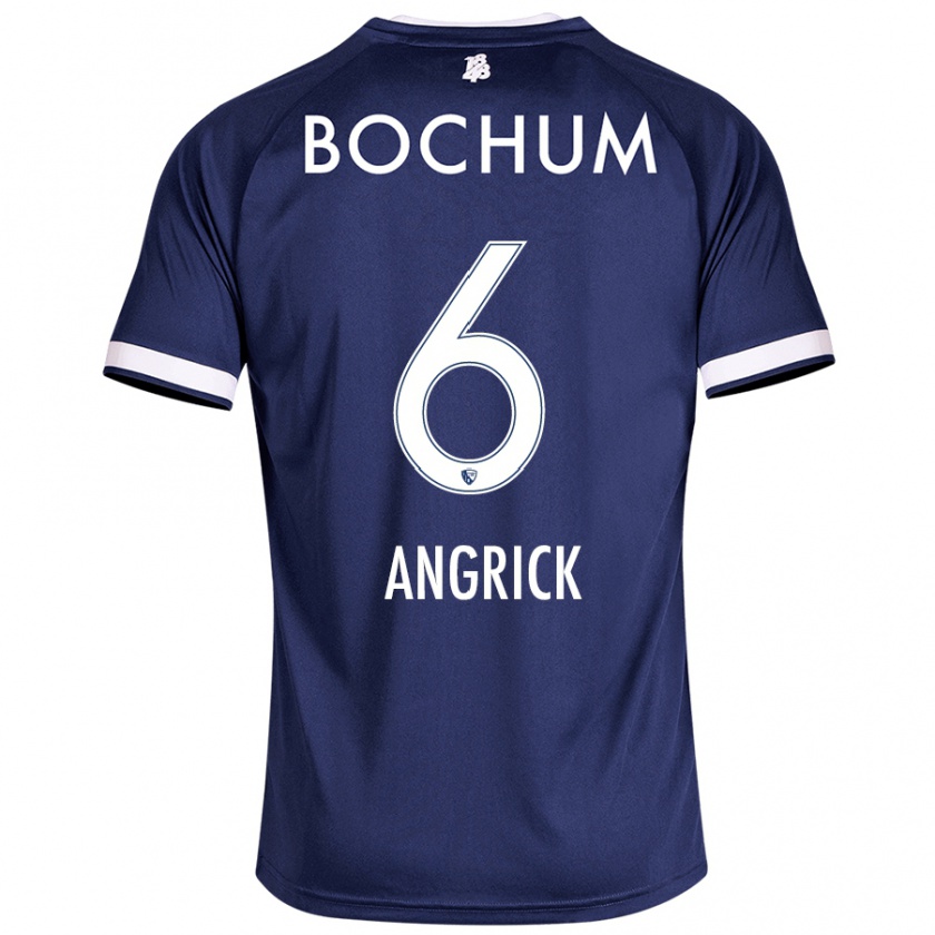 Kandiny Kinder Janine Angrick #6 Dunkelblau Heimtrikot Trikot 2024/25 T-Shirt Österreich