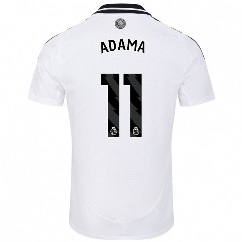 Kandiny Niño Camiseta Adama Traoré #11 Blanco 1ª Equipación 2024/25 La Camisa