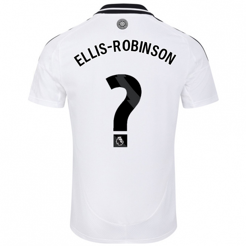 Kandiny Niño Camiseta Eddie Ellis-Robinson #0 Blanco 1ª Equipación 2024/25 La Camisa