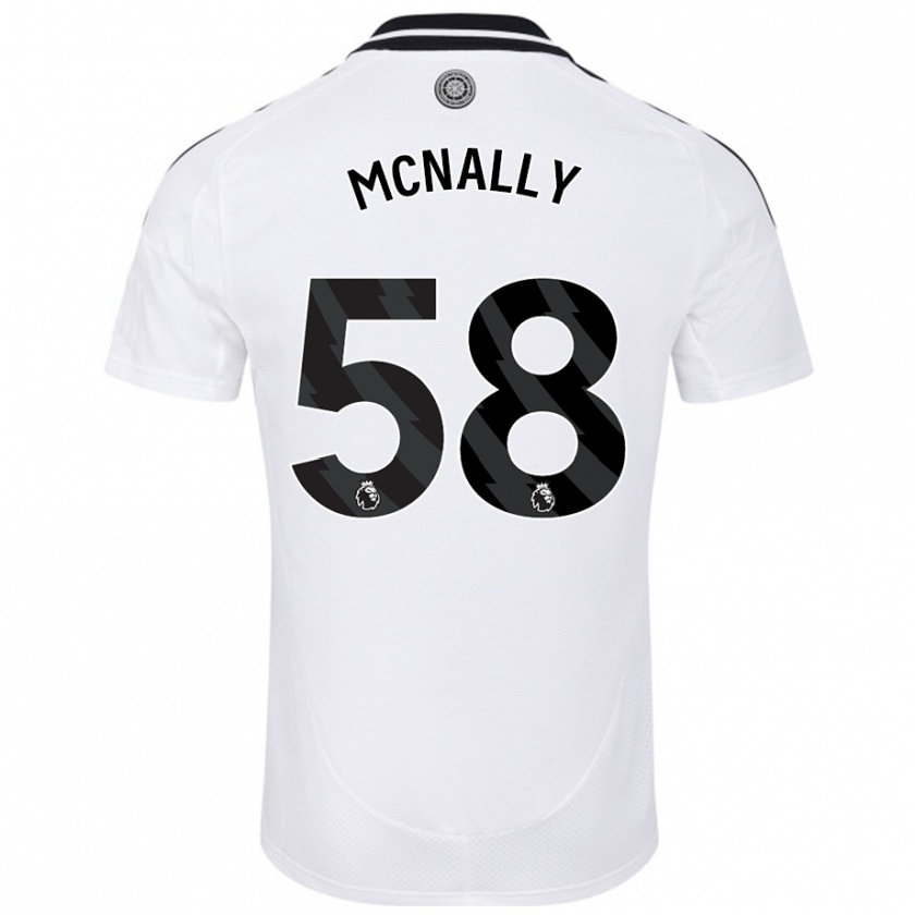 Kandiny Kinder Alfie Mcnally #58 Weiß Heimtrikot Trikot 2024/25 T-Shirt Österreich