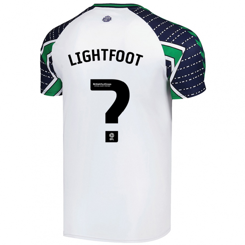 KandinyキッズArchie Lightfoot#0白アウェイシャツ2024/25ジャージーユニフォーム