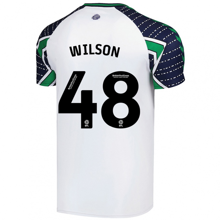 Kandiny Kinderen Callum Wilson #48 Wit Uitshirt Uittenue 2024/25 T-Shirt