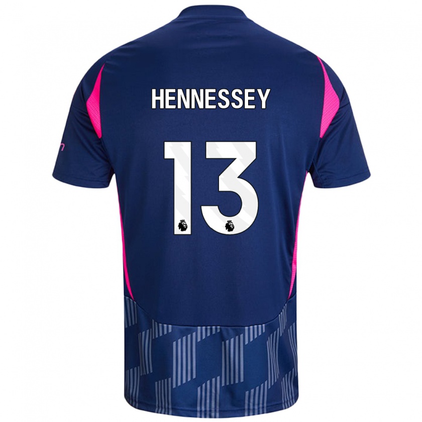 Kandiny Kinderen Wayne Hennessey #13 Koningsblauw Roze Uitshirt Uittenue 2024/25 T-Shirt