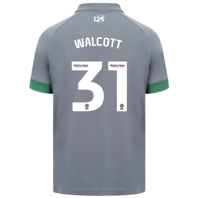 Kandiny Kinderen Malachi Fagan-Walcott #31 Donkergrijs Uitshirt Uittenue 2024/25 T-Shirt België