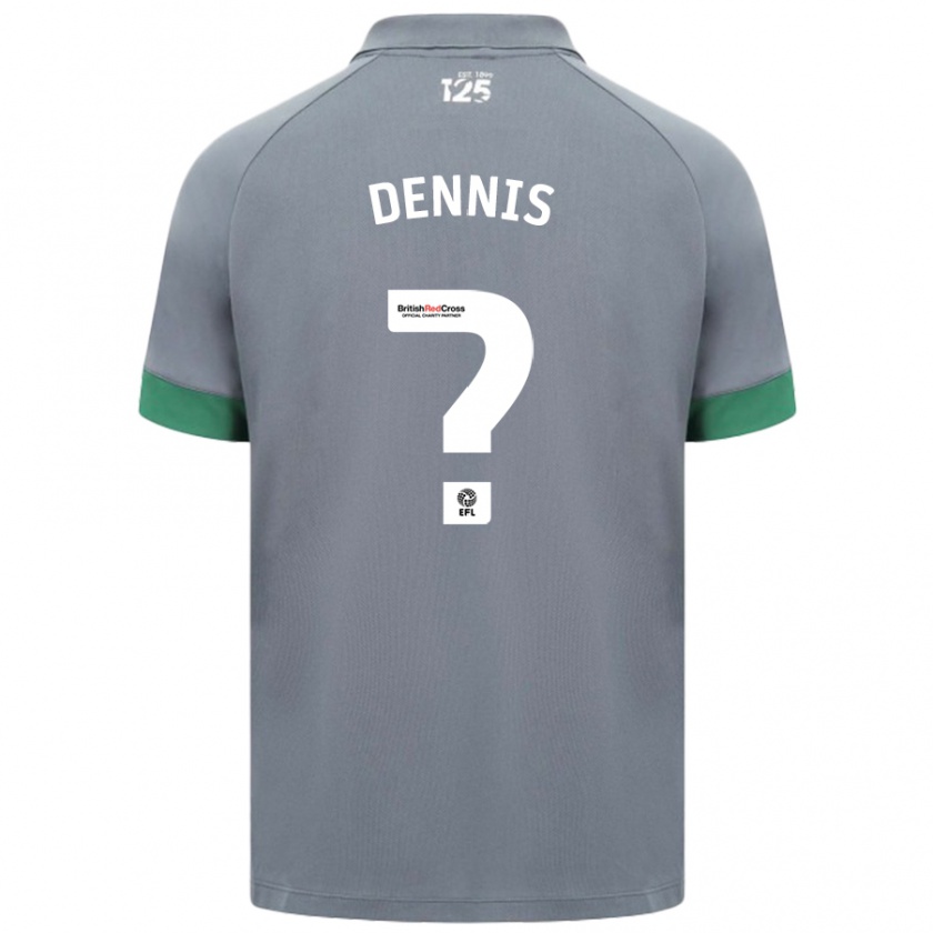 Kandiny Niño Camiseta Jake Dennis #0 Gris Oscuro 2ª Equipación 2024/25 La Camisa