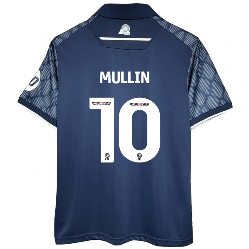 Kandiny Niño Camiseta Paul Mullin #10 Negro 2ª Equipación 2024/25 La Camisa