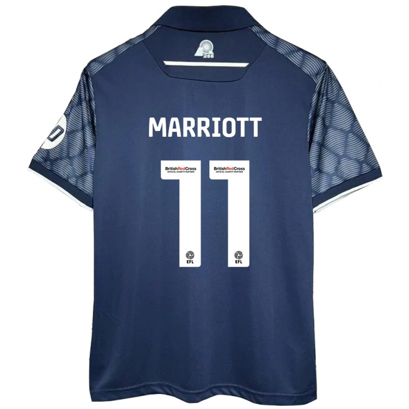 Kandiny Criança Camisola Jack Marriott #11 Preto Alternativa 2024/25 Camisa Brasil