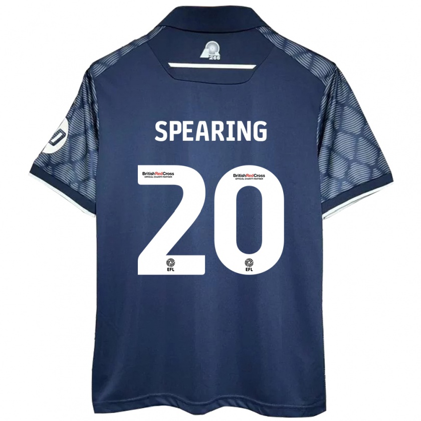 Kandiny Niño Camiseta Natasha Spearing #20 Negro 2ª Equipación 2024/25 La Camisa México