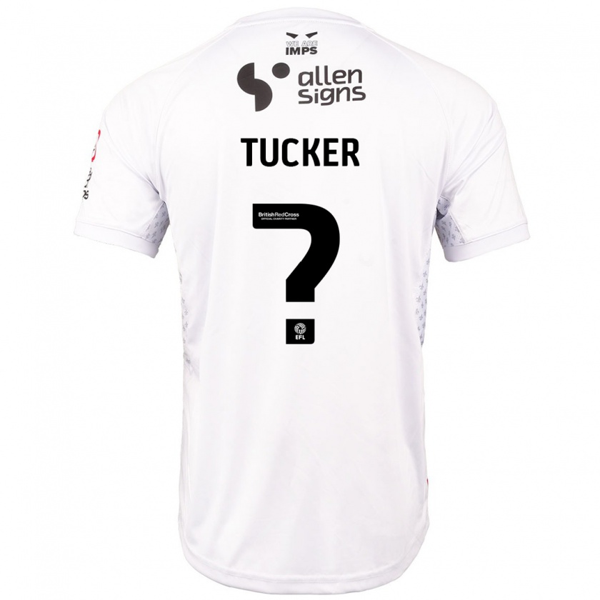 Kandiny Niño Camiseta Tayo Alexander-Tucker #0 Rojo Blanco 2ª Equipación 2024/25 La Camisa México