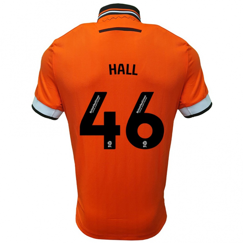 Kandiny Kinder Jack Hall #46 Orange Weiß Auswärtstrikot Trikot 2024/25 T-Shirt Österreich